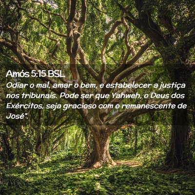 Picture 02 - Amós 5:15 BSL - Odiar o mal, amar o bem, e estabelecer a justiça - Bible Verse Picture