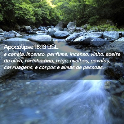 Picture 02 - Apocalipse 18:13 BSL - e canela, incenso, perfume, incenso, vinho, - Bible Verse Picture