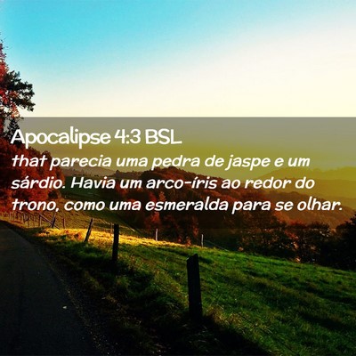 Picture 02 - Apocalipse 4:3 BSL - that parecia uma pedra de jaspe e um sárdio. - Bible Verse Picture
