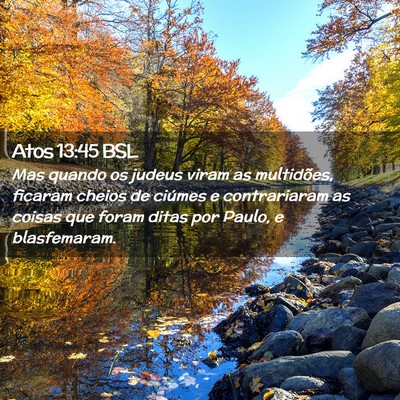Picture 02 - Atos 13:45 BSL - Mas quando os judeus viram as multidões, ficaram - Bible Verse Picture