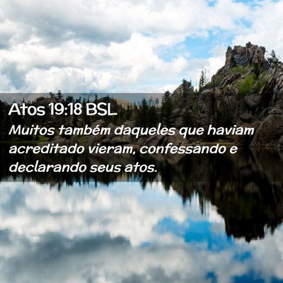 Picture 02 - Atos 19:18 BSL - Muitos também daqueles que haviam acreditado - Bible Verse Picture