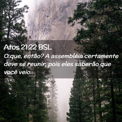 Picture 02 - Atos 21:22 BSL - O que, então? A assembléia certamente deve se - Bible Verse Picture