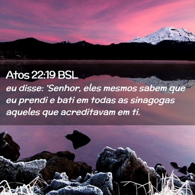 Picture 02 - Atos 22:19 BSL - eu disse: 'Senhor, eles mesmos sabem que eu - Bible Verse Picture