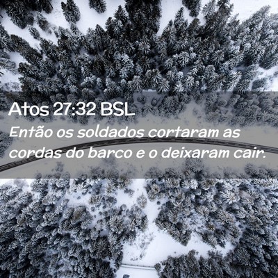 Picture 02 - Atos 27:32 BSL - Então os soldados cortaram as cordas do barco e - Bible Verse Picture