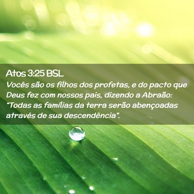 Picture 02 - Atos 3:25 BSL - Vocês são os filhos dos profetas, e do pacto - Bible Verse Picture