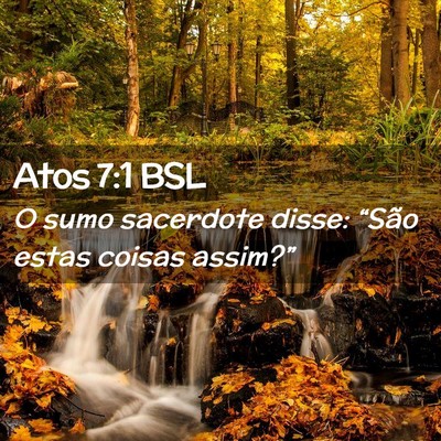 Picture 02 - Atos 7:1 BSL - O sumo sacerdote disse: “São estas coisas - Bible Verse Picture