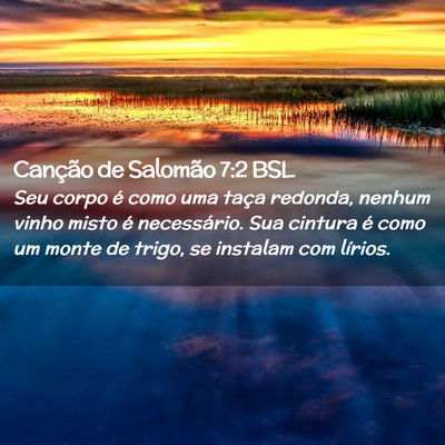 Picture 02 - Canção de Salomão 7:2 BSL - Seu corpo é como uma taça redonda, nenhum vinho - Bible Verse Picture