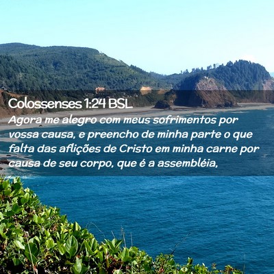 Picture 02 - Colossenses 1:24 BSL - Agora me alegro com meus sofrimentos por vossa - Bible Verse Picture