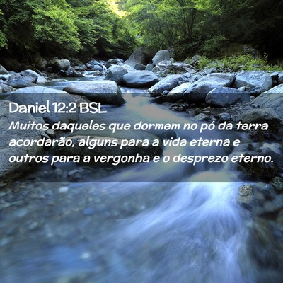 Picture 02 - Daniel 12:2 BSL - Muitos daqueles que dormem no pó da terra - Bible Verse Picture
