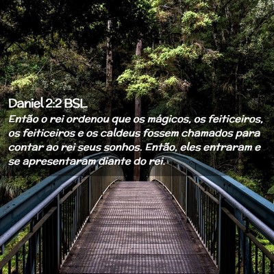 Picture 02 - Daniel 2:2 BSL - Então o rei ordenou que os mágicos, os - Bible Verse Picture