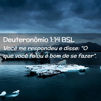 Picture 02 - Deuteronômio 1:14 BSL - Você me respondeu e disse: “O que você falou - Bible Verse Picture