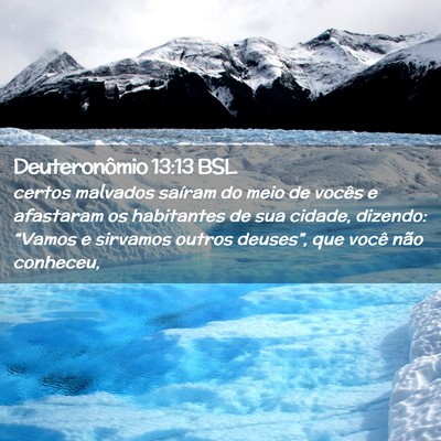 Picture 02 - Deuteronômio 13:13 BSL - certos malvados saíram do meio de vocês e - Bible Verse Picture