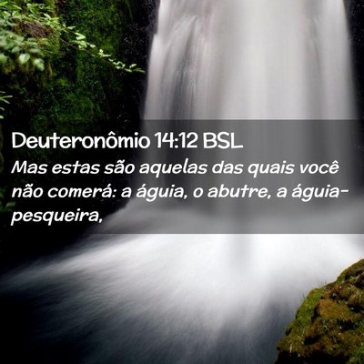 Picture 02 - Deuteronômio 14:12 BSL - Mas estas são aquelas das quais você não - Bible Verse Picture