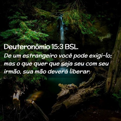 Picture 02 - Deuteronômio 15:3 BSL - De um estrangeiro você pode exigi-lo; mas o que - Bible Verse Picture