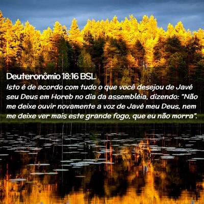 Picture 02 - Deuteronômio 18:16 BSL - Isto é de acordo com tudo o que você desejou de - Bible Verse Picture
