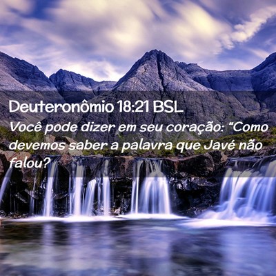 Picture 02 - Deuteronômio 18:21 BSL - Você pode dizer em seu coração: “Como - Bible Verse Picture