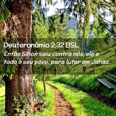 Picture 02 - Deuteronômio 2:32 BSL - Então Sihon saiu contra nós, ele e todo o seu - Bible Verse Picture