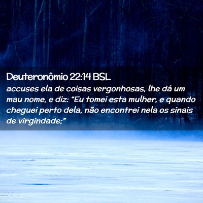 Picture 02 - Deuteronômio 22:14 BSL - accuses ela de coisas vergonhosas, lhe dá um mau - Bible Verse Picture