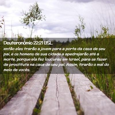 Picture 02 - Deuteronômio 22:21 BSL - então eles trarão a jovem para a porta da casa - Bible Verse Picture