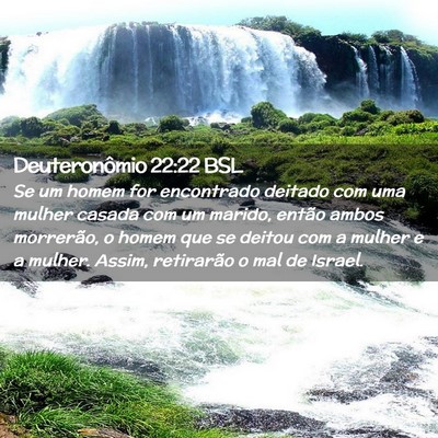 Picture 02 - Deuteronômio 22:22 BSL - Se um homem for encontrado deitado com uma mulher - Bible Verse Picture