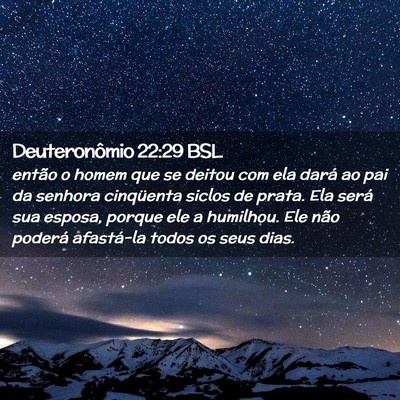 Picture 02 - Deuteronômio 22:29 BSL - então o homem que se deitou com ela dará ao pai - Bible Verse Picture