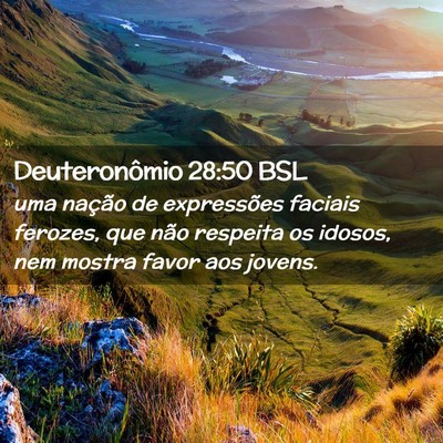 Picture 02 - Deuteronômio 28:50 BSL - uma nação de expressões faciais ferozes, que - Bible Verse Picture