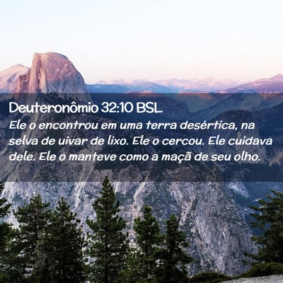 Picture 02 - Deuteronômio 32:10 BSL - Ele o encontrou em uma terra desértica, na selva - Bible Verse Picture