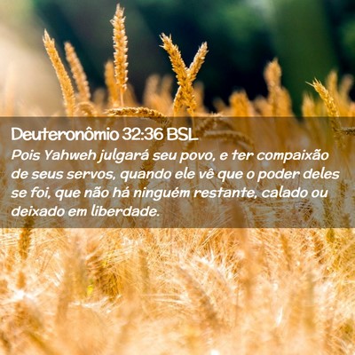 Picture 02 - Deuteronômio 32:36 BSL - Pois Yahweh julgará seu povo, e ter compaixão - Bible Verse Picture