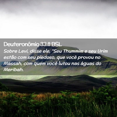 Picture 02 - Deuteronômio 33:8 BSL - Sobre Levi, disse ele, “Seu Thummim e seu Urim - Bible Verse Picture