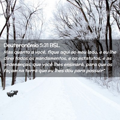 Picture 02 - Deuteronômio 5:31 BSL - Mas quanto a você, fique aqui ao meu lado, e eu - Bible Verse Picture