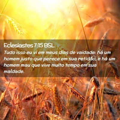 Picture 02 - Eclesiastes 7:15 BSL - Tudo isso eu vi em meus dias de vaidade: há um - Bible Verse Picture