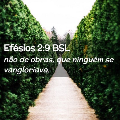 Picture 02 - Efésios 2:9 BSL - não de obras, que ninguém se - Bible Verse Picture