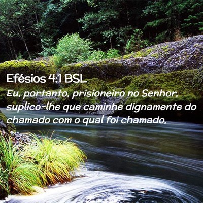 Picture 02 - Efésios 4:1 BSL - Eu, portanto, prisioneiro no Senhor, suplico-lhe - Bible Verse Picture