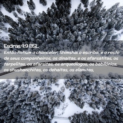Picture 02 - Esdras 4:9 BSL - Então Rehum o chanceler, Shimshai o escriba, e o - Bible Verse Picture