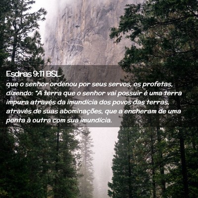 Picture 02 - Esdras 9:11 BSL - que o senhor ordenou por seus servos, os - Bible Verse Picture