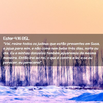 Picture 02 - Ester 4:16 BSL - “Vai, reúne todos os judeus que estão - Bible Verse Picture