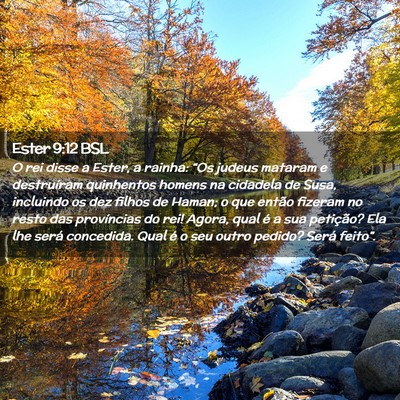 Picture 02 - Ester 9:12 BSL - O rei disse a Ester, a rainha: “Os judeus - Bible Verse Picture