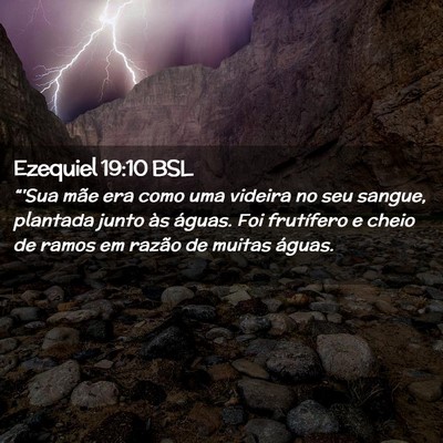 Picture 02 - Ezequiel 19:10 BSL - “'Sua mãe era como uma videira no seu sangue, - Bible Verse Picture