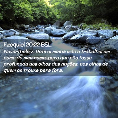 Picture 02 - Ezequiel 20:22 BSL - Nevertheless Retirei minha mão e trabalhei em - Bible Verse Picture