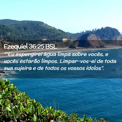 Picture 02 - Ezequiel 36:25 BSL - ““Eu aspergirei água limpa sobre vocês, e - Bible Verse Picture