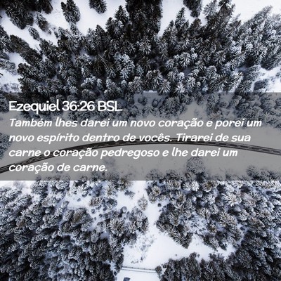Picture 02 - Ezequiel 36:26 BSL - Também lhes darei um novo coração e porei um - Bible Verse Picture