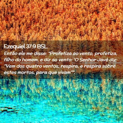 Picture 02 - Ezequiel 37:9 BSL - Então ele me disse: “Profetiza ao vento, - Bible Verse Picture