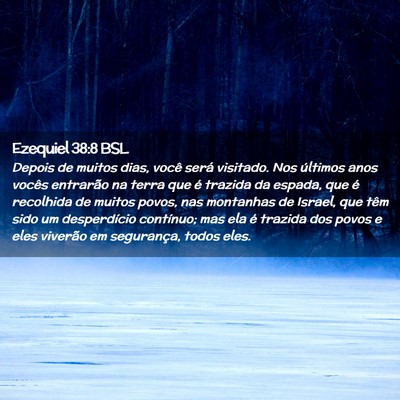 Picture 02 - Ezequiel 38:8 BSL - Depois de muitos dias, você será visitado. Nos - Bible Verse Picture