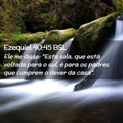 Picture 02 - Ezequiel 40:45 BSL - Ele me disse: “Esta sala, que está voltada - Bible Verse Picture