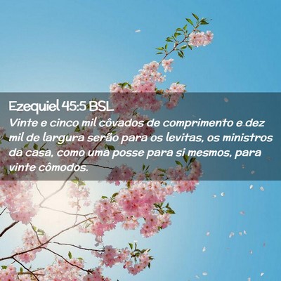 Picture 02 - Ezequiel 45:5 BSL - Vinte e cinco mil côvados de comprimento e dez - Bible Verse Picture