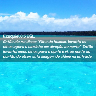 Picture 02 - Ezequiel 8:5 BSL - Então ele me disse: “Filho do homem, levanta - Bible Verse Picture