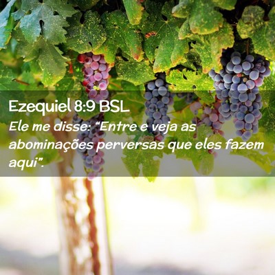Picture 02 - Ezequiel 8:9 BSL - Ele me disse: “Entre e veja as abominações - Bible Verse Picture