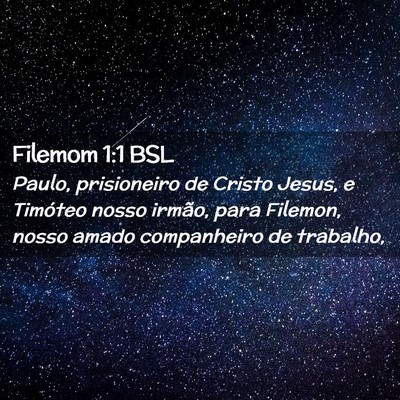 Picture 02 - Filemom 1:1 BSL - Paulo, prisioneiro de Cristo Jesus, e Timóteo - Bible Verse Picture