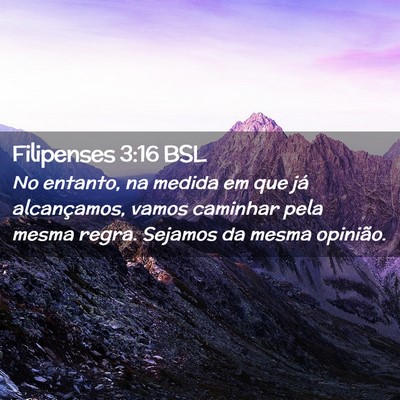 Picture 02 - Filipenses 3:16 BSL - No entanto, na medida em que já alcançamos, - Bible Verse Picture