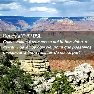 Picture 02 - Gênesis 19:32 BSL - Come, vamos fazer nosso pai beber vinho, e - Bible Verse Picture